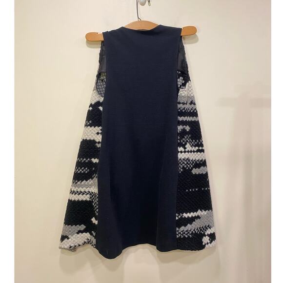 Black wool Blend Anthropologie Open Duster Vest Cardigan Guess Editor Small - Picture 7 of 8